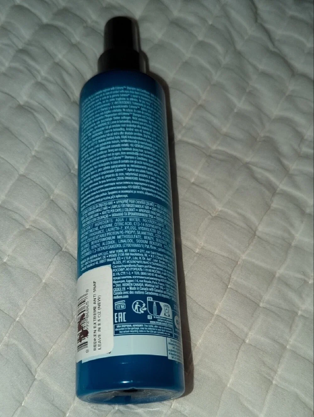 Redken Extreme Anti-Snap Treatment Spray - Blue Bottle